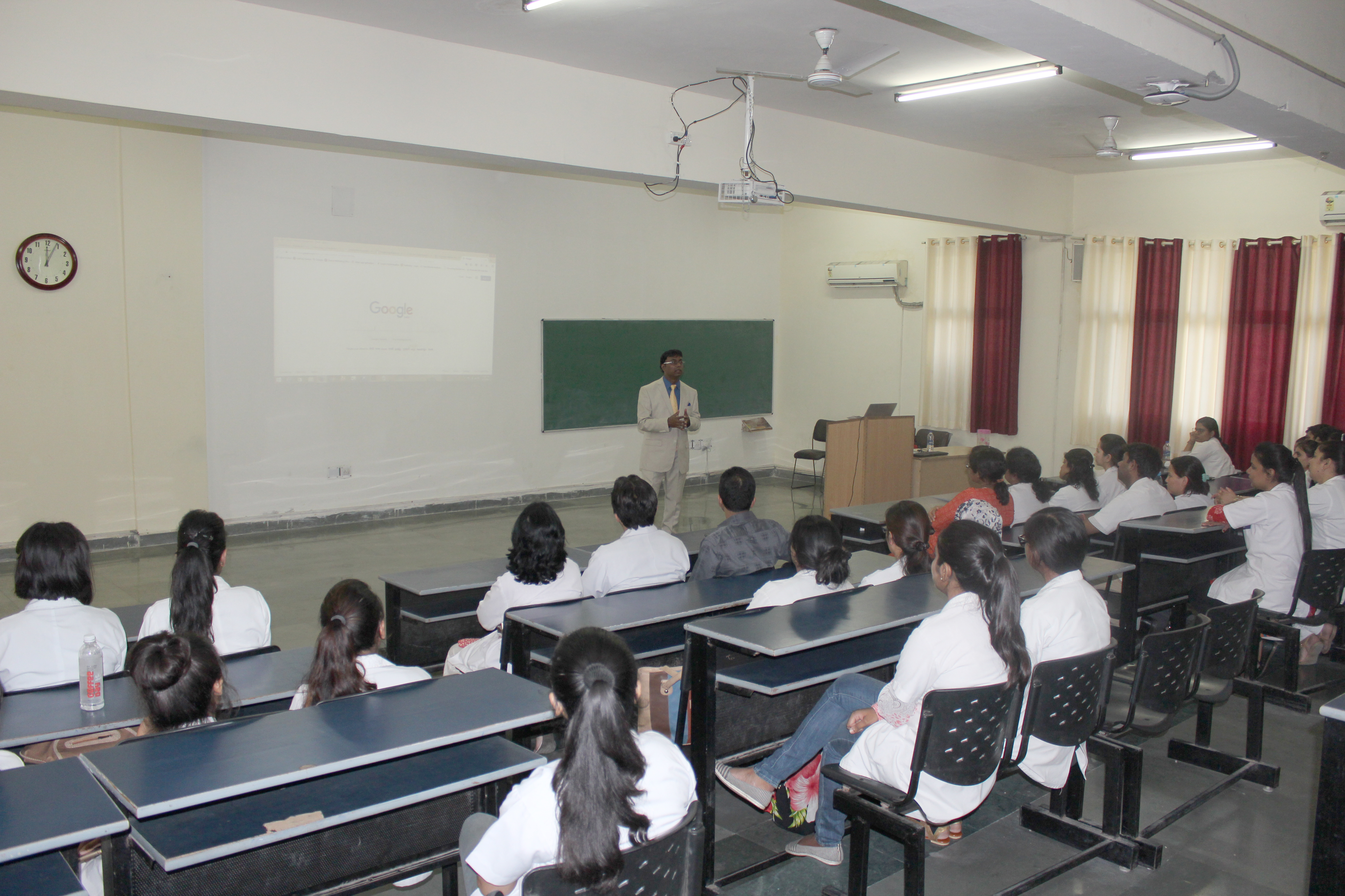 Speaking at Sharda University